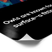 Entdecken Sie Ihre innere Eule: INTJ Poster (Ecke)