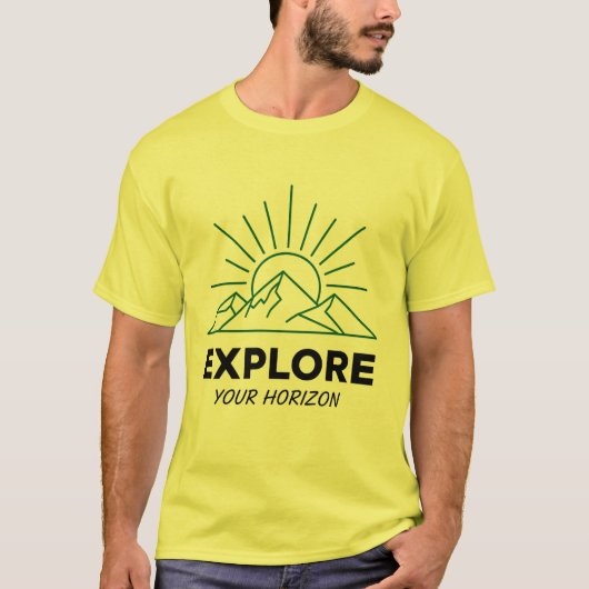 Entdecken Sie Ihren Horizont T-Shirt (Vorderseite)