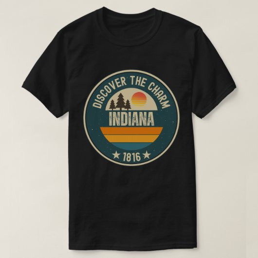 Entdecken Sie Indiana - Designs für jede Lover T-Shirt (Design vorne)