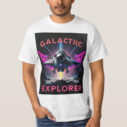"Entdecken Sie Jenseits: Galactic Explorer" T-Shirt (Vorderseite)