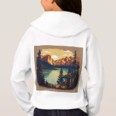 "Entdecken Sie Kunst, die Sie tragen können" Hoodie (Rückseite)