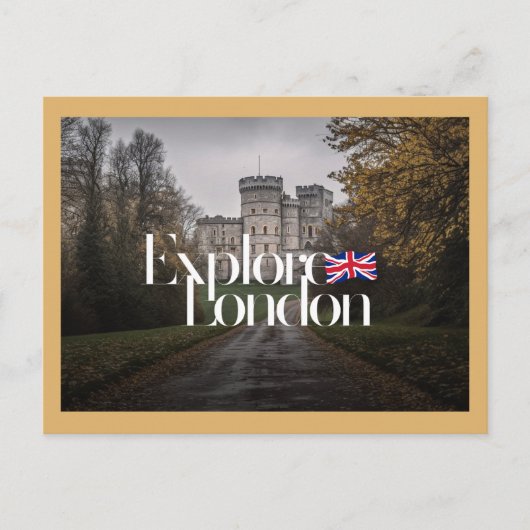 Entdecken Sie London Postkarte (Vorderseite)