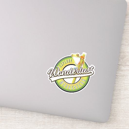 Entdecken Sie Madagaskar wunderbar Aufkleber (Detail)