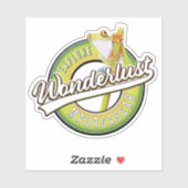 Entdecken Sie Madagaskar wunderbar Aufkleber (Blatt)