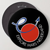Entdecken Sie Mars Nederland Button zwart (Vorne & Hinten)