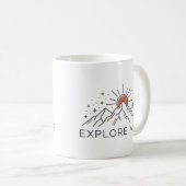 Entdecken Sie Mehr Bergabenteuer-Kaffeetasse Kaffeetasse (VorderseiteRechts)