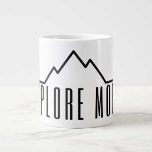 Entdecken Sie mehr minimalistischer Mountain-Spezi Jumbo-Tasse