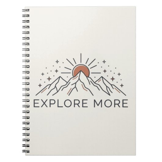 Entdecken Sie mehr Mountain Adventure Notizbuch Notizblock (Vorderseite)