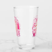 Entdecken Sie mehr Rosa Camper Van Mountain Nature Glas (Links)