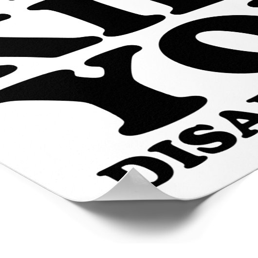 Entdecken Sie Mich Funny Poster (Ecke)