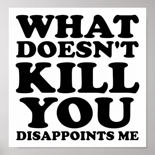 Entdecken Sie Mich Funny Poster (Vorne)