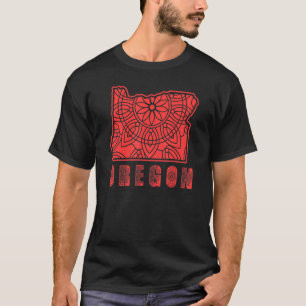 Entdecken Sie Oregon Mandala Naturerlebnis T-Shirt