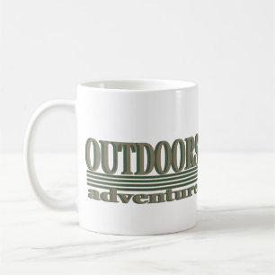 Entdecken Sie Outdoor-Abenteuer Vintage Kaffeetasse