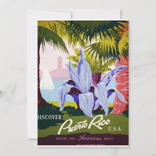 Entdecken Sie Puerto Rico (Vorderseite)
