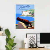 Entdecken Sie Puerto Rico 1940 WPA Poster (Heimbüro)