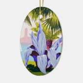 Entdecken Sie Puerto Rico Keramikornament (Links)
