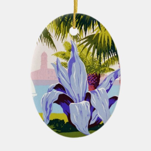 Entdecken Sie Puerto Rico Keramikornament (Vorne)