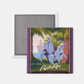 Entdecken Sie Puerto Rico Magnet (Vorderseite/Rückseite)