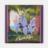 Entdecken Sie Puerto Rico Magnet (Vorne)