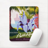 Entdecken Sie Puerto Rico Mousepad (Mit Mouse)