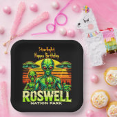 Entdecken Sie Roswell's UFO Hotspot noch heute! Pappteller (Party)