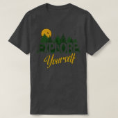 Entdecken Sie sich selbst T-Shirt (Design vorne)