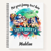 Entdecken Sie Süddakotas lebendige Sehenswürdigkei Notizblock (Vorderseite)