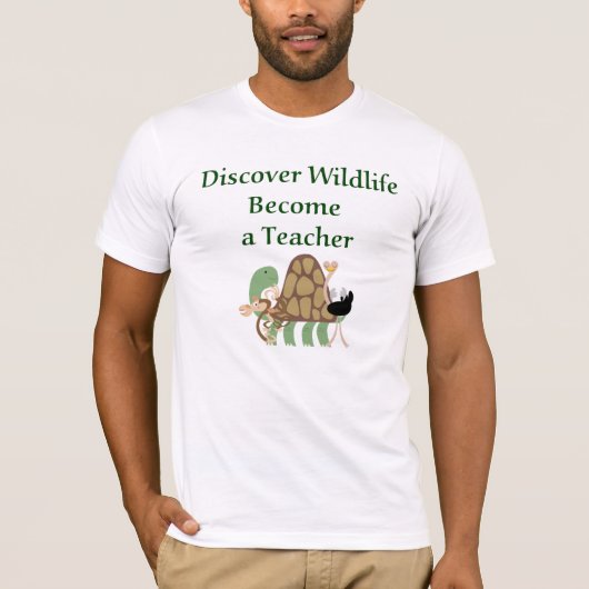 Entdecken Sie Tier-Lehrer-T - Shirt (Vorderseite)
