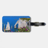 Entdecken Sie. Träume. Gepäckmarke entdecken Gepäckanhänger (Rückseite horizontal)