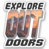 ENTDECKEN SIE TÜREN AUFKLEBER (Vorderseite)