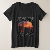 ENTDECKEN SIE TÜREN GROßE GRÖßE T-Shirt (Design vorne)