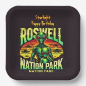 Entdecken Sie UFO Lore in Roswell! Pappteller (Vorderseite)