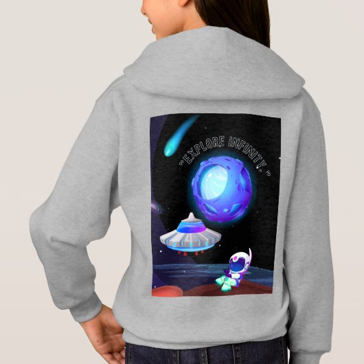 Entdecken Sie Unendlichkeit Hoodie (Rückseite)