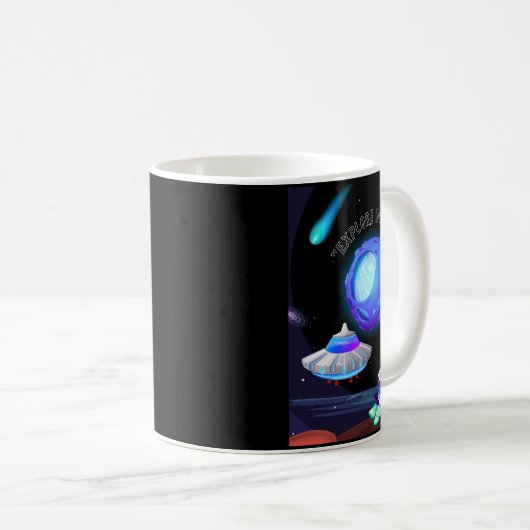 Entdecken Sie Unendlichkeit Kaffeetasse (VorderseiteRechts)