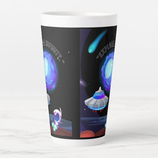 Entdecken Sie Unendlichkeit Milchtasse (Vorderseite)