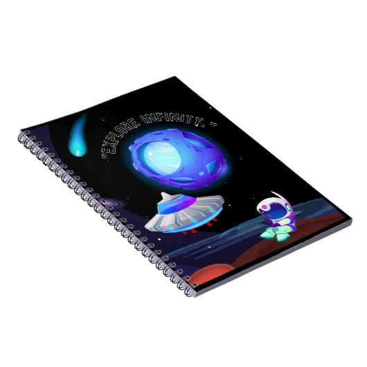 Entdecken Sie Unendlichkeit Notizblock (Rechte Seite)