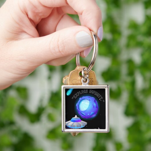 Entdecken Sie Unendlichkeit Schlüsselanhänger (Hand)