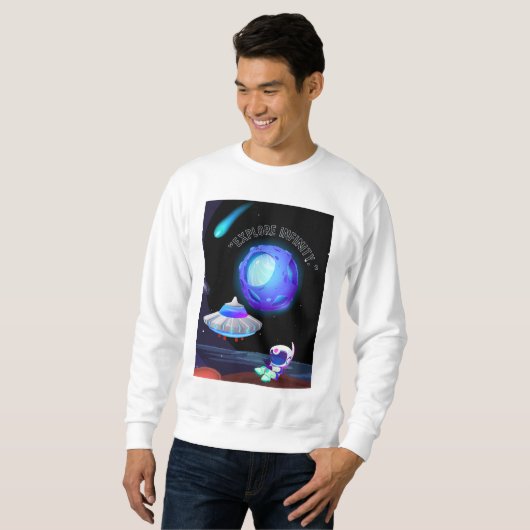 Entdecken Sie Unendlichkeit Sweatshirt (Vorne ganz)
