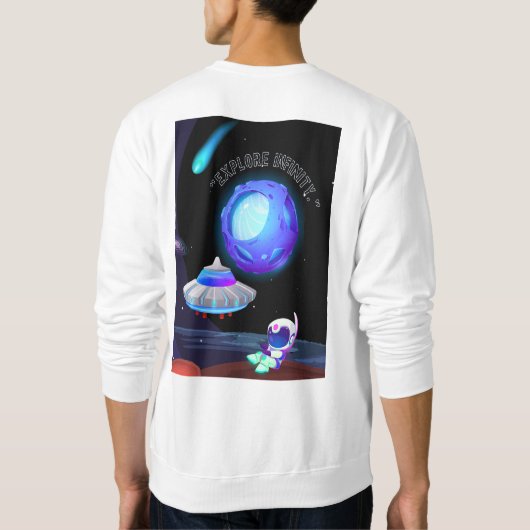 Entdecken Sie Unendlichkeit Sweatshirt (Rückseite)