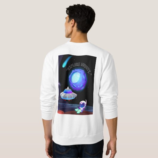 Entdecken Sie Unendlichkeit Sweatshirt (Schwarz voll)