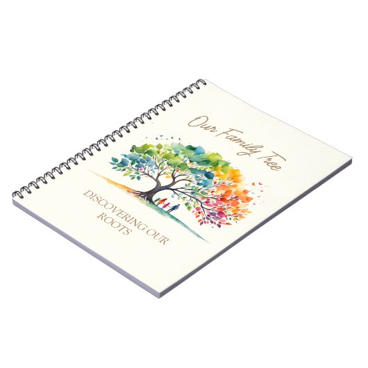 Entdecken Sie unser Stammbaumdesign Notizblock (Linke Seite)