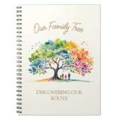 Entdecken Sie unser Stammbaumdesign Notizblock (Vorderseite)