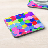 Entdecken Sie unsere stilvollen farbenfrohen Muste Getränkeuntersetzer (Linke Seite)