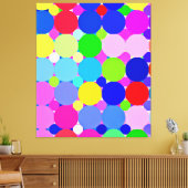 Entdecken Sie unsere stilvollen farbenfrohen Muste Leinwanddruck (Insitu (Wohnzimmer))