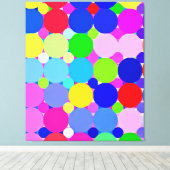 Entdecken Sie unsere stilvollen farbenfrohen Muste Leinwanddruck (Insitu (Holzboden))