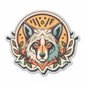 Entdecken Sie unsere Wolf Sticker Kollektion (Vorderseite)