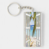 Entdecken Sie unseren Sommerstrand Schlüsselanhänger (Vorderseite)