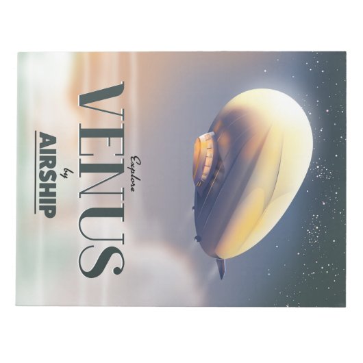 Entdecken Sie Venus mit dem Flugzeug Notizblock (Vorderseite)