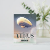 Entdecken Sie Venus mit dem Flugzeug Postkarte (Stehend Vorderseite)