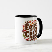 Entdecken Sie verschiedene Kaffeesorten Tasse (VorderseiteRechts)